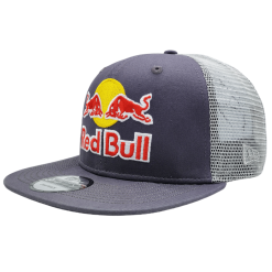 red bull cap flat brim mesh breathable hat