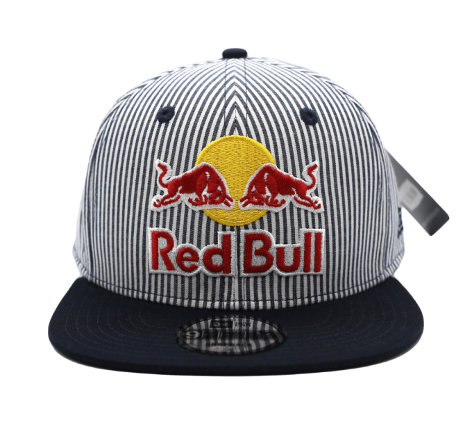 Red Bull Cap Navy Blue Striped - Image 7