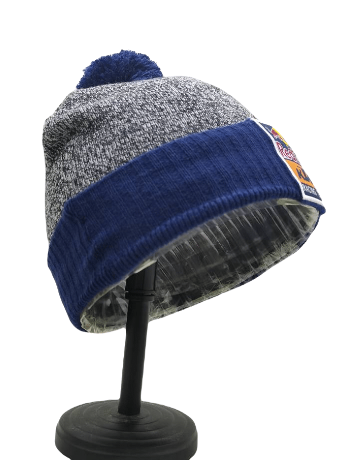Red Bull KTM Pompom Beanie Hat - Image 3
