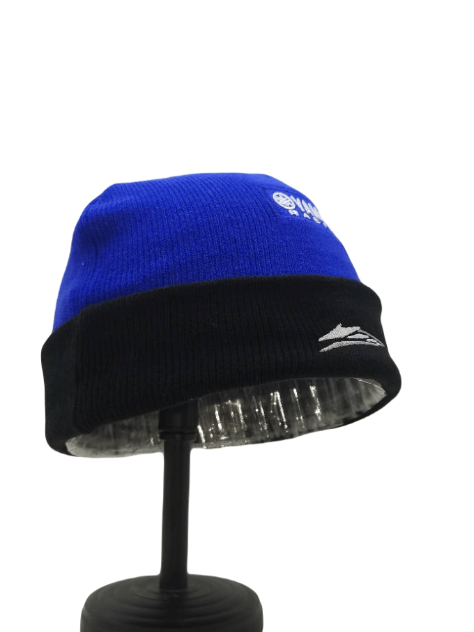Yamaha Beanie Skully Hat Blue - Image 2