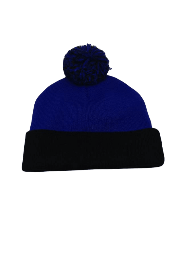 Yamaha Beanie Pompom Hat Blue - Image 5