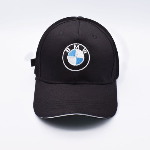BMW Solid Black Sports Cap - Image 3