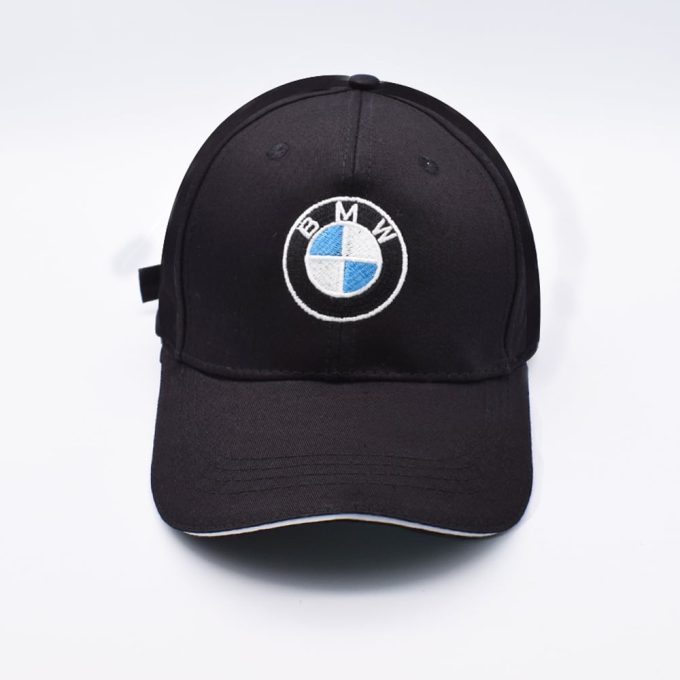 BMW Solid Black Sports Cap - Image 3