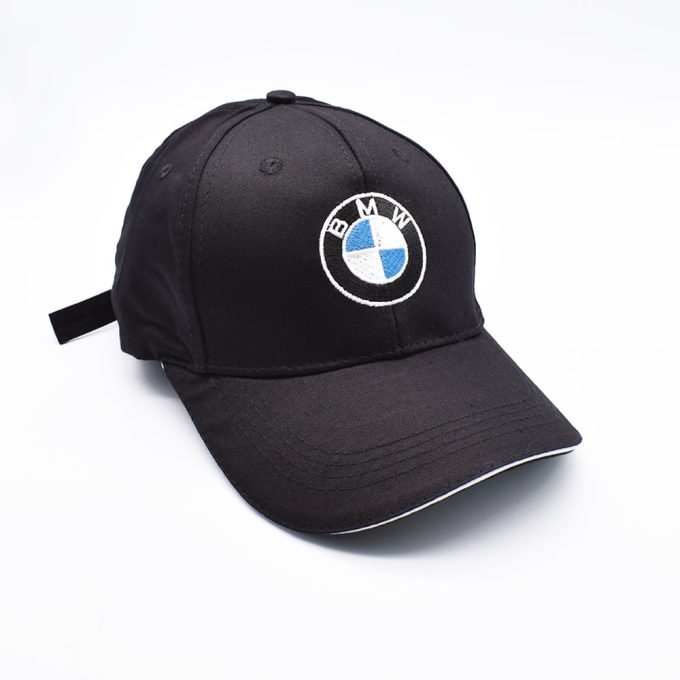 BMW Solid Black Sports Cap - Image 2